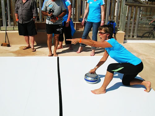 jeu du curling bourges