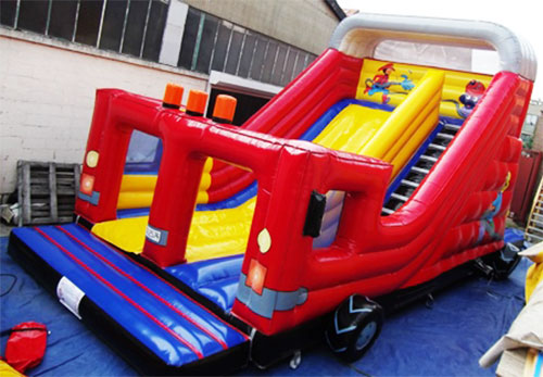 toboggan pompier