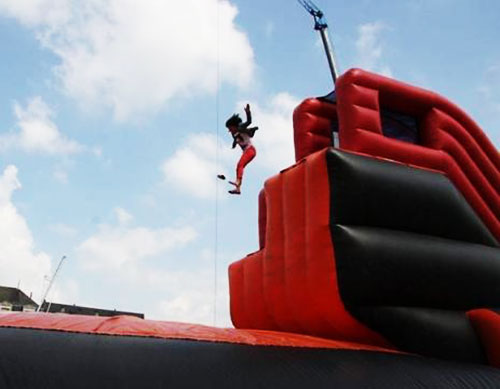 chute libre sur airbag geant rennes
